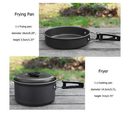 Outdoor Camping Cookware Set on Rent