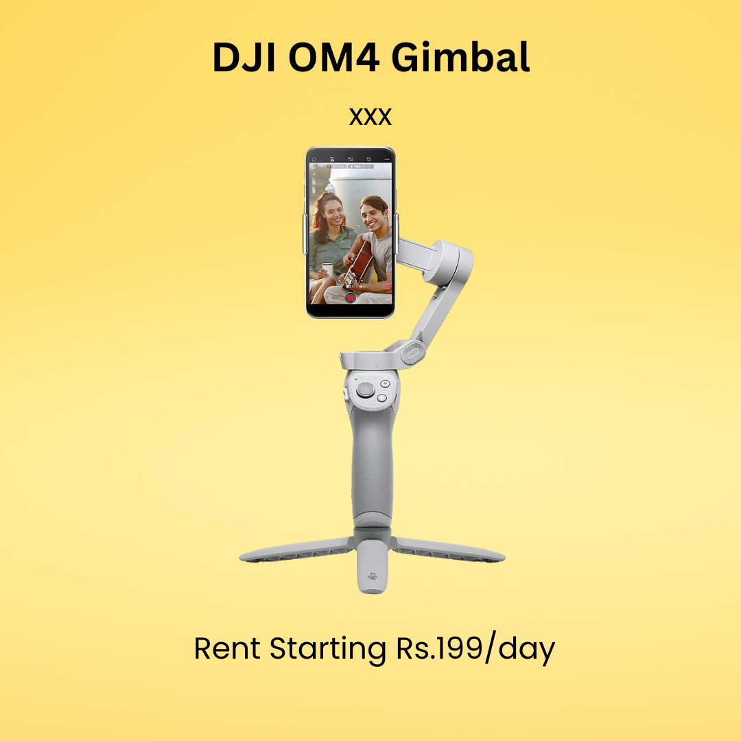 DJI OM4 Mobile Gimbal on Rent