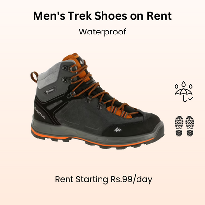 Men's Trekking Shoes on Rent