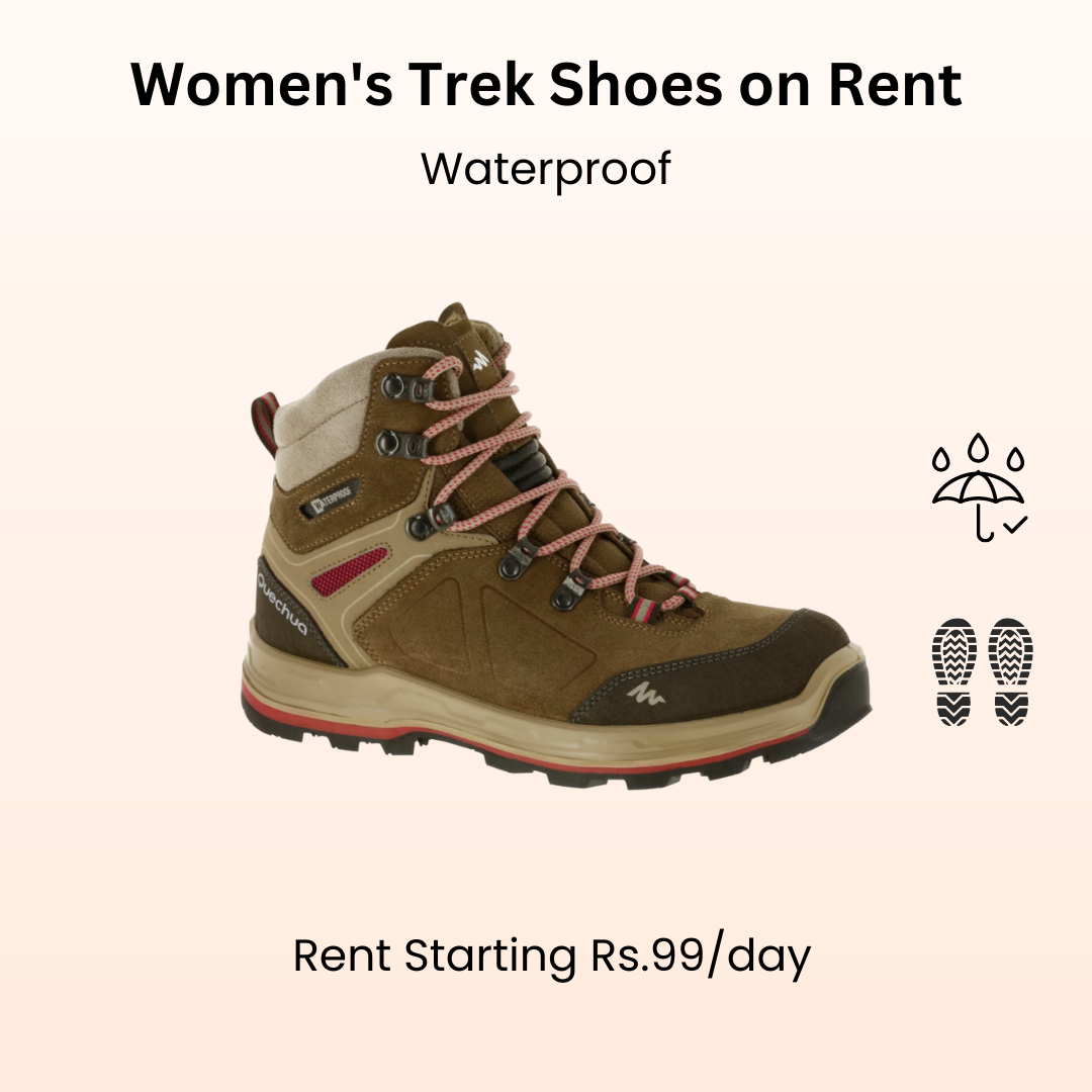 Women's Trekking Shoes on Rent