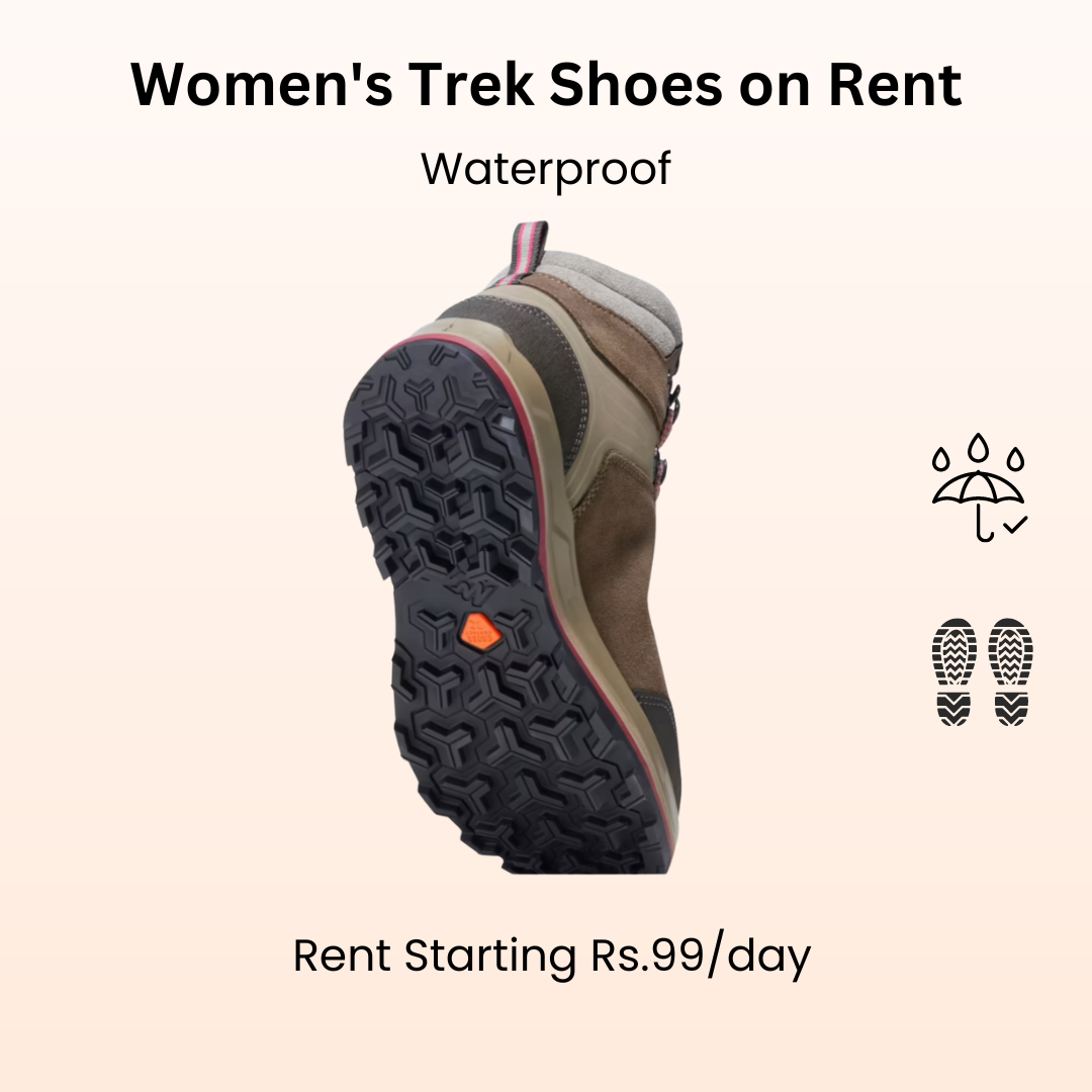 Women's Trekking Shoes on Rent