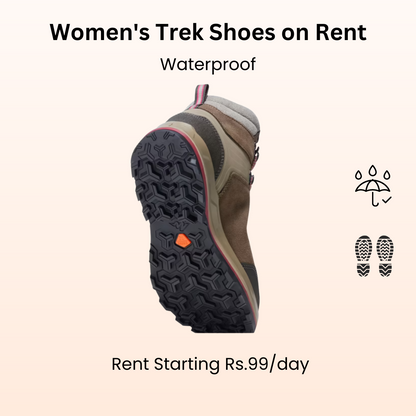 Women's Trekking Shoes on Rent