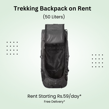 Trekking Backpack 50L on Rent