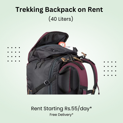 Trekking Backpack 40L on Rent