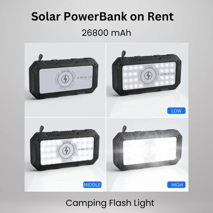 Solar PowerBank 26800 mAh on Rent