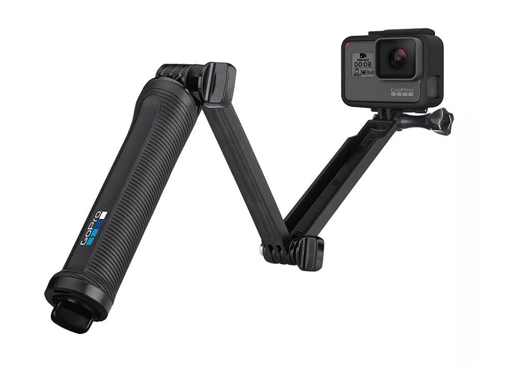 GoPro 3 way mount tripod & selfie stick - on Rent